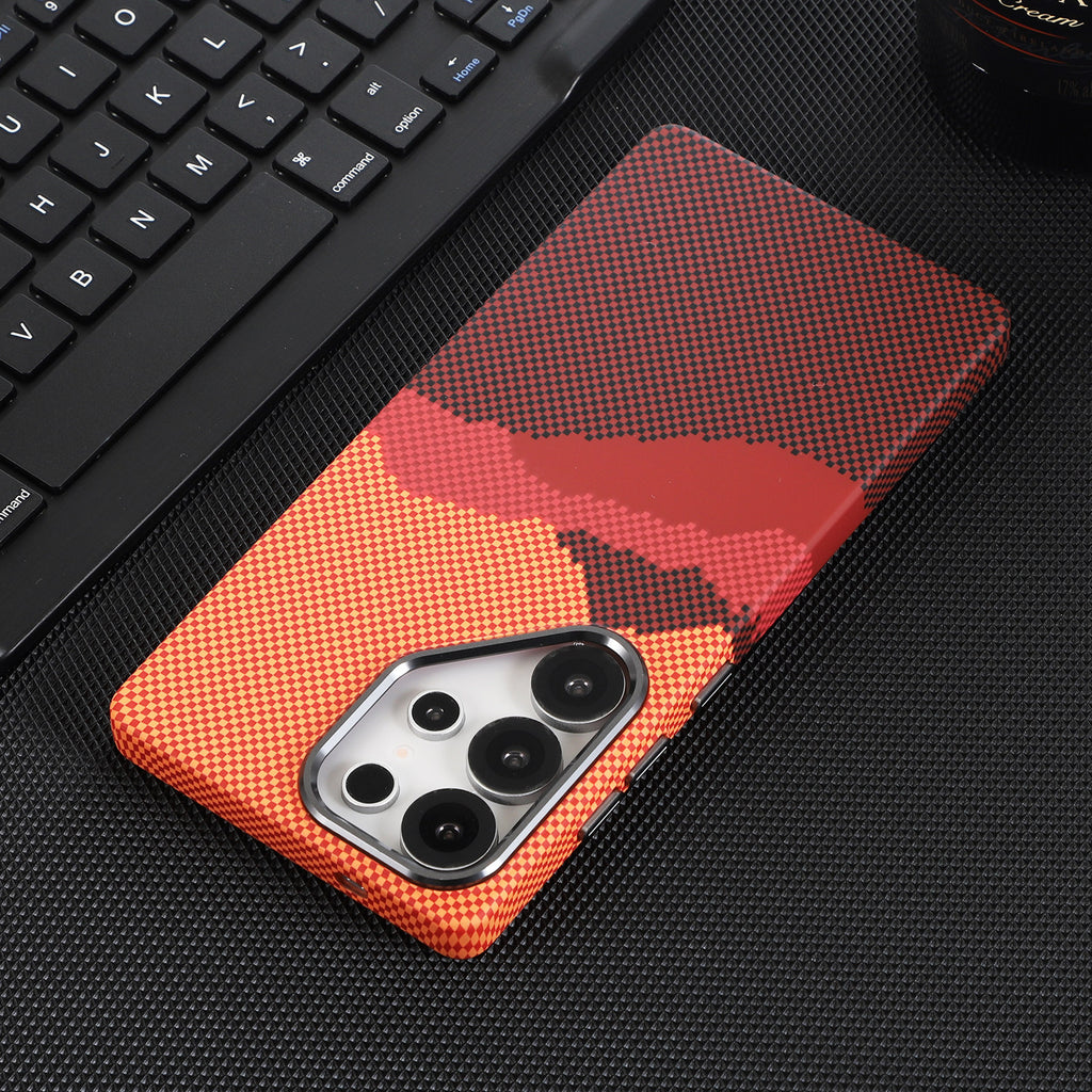Gradient Dot Texture Magnetic Phone Case for Samsung Galaxy S24/25/26 Series