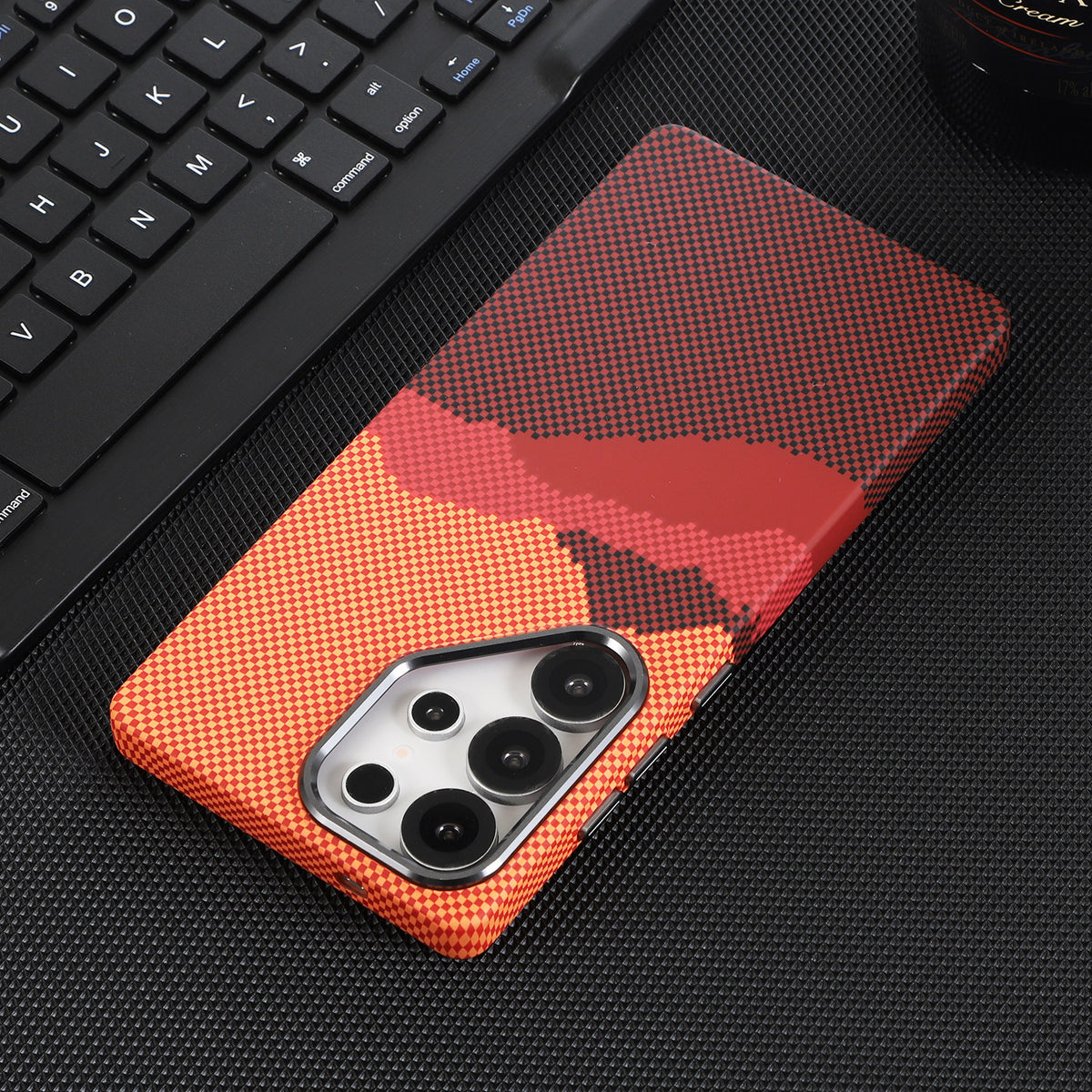 Gradient Dot Texture Magnetic Phone Case for Samsung Galaxy S24/25/26 Series