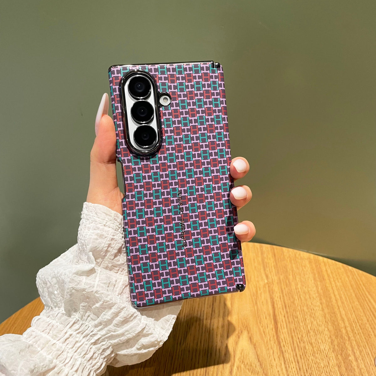 Magnetic Phone Case For Samsung Galaxy Z Fold, Built-In Wireless Charging Magnet