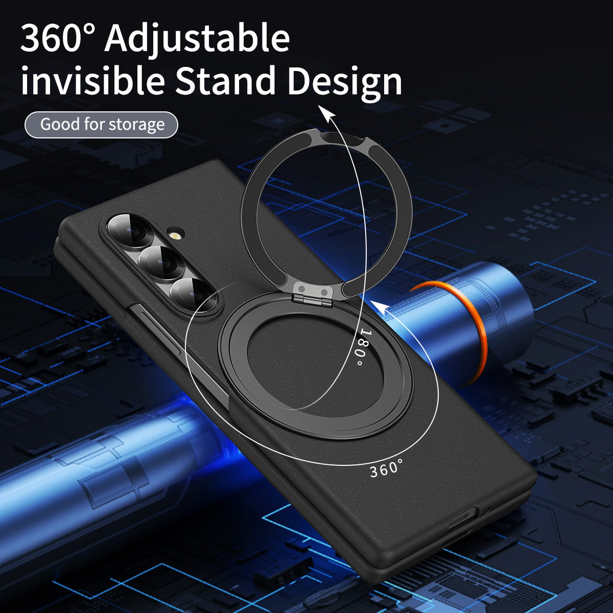 Integrated Shell Membrane Magnetic Phone Case For Samsung Galaxy Z Fold Series