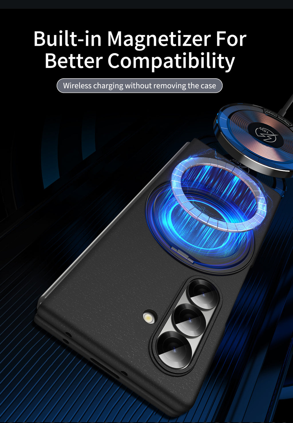Integrated Shell Membrane Magnetic Phone Case For Samsung Galaxy Z Fold Series