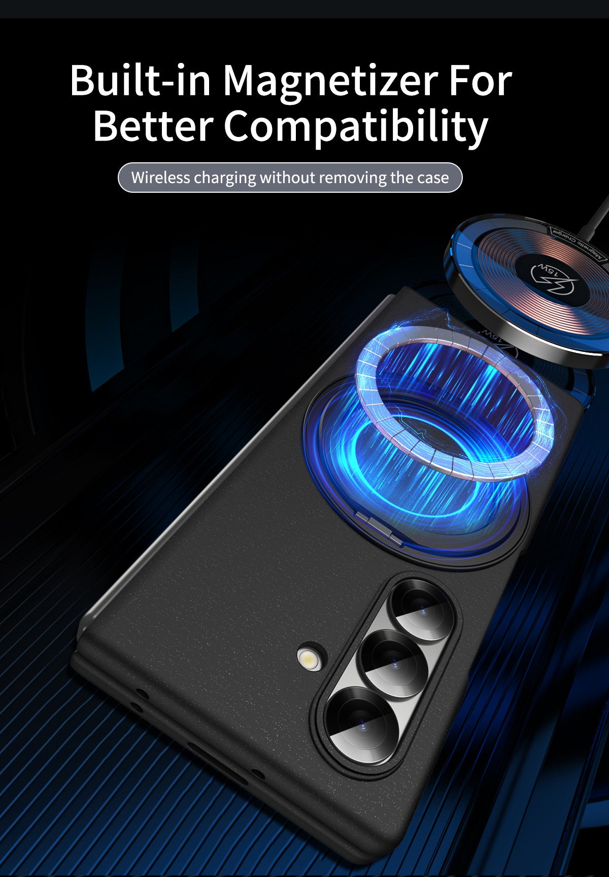 Integrated Shell Membrane Magnetic Phone Case For Samsung Galaxy Z Fold Series