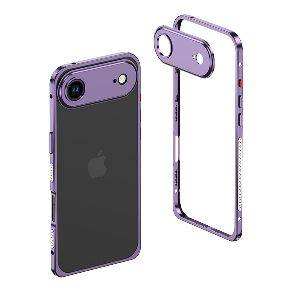 Aluminum alloy Magnetic Mobile Phone Case with Lens Protective Cover For iPhone Series