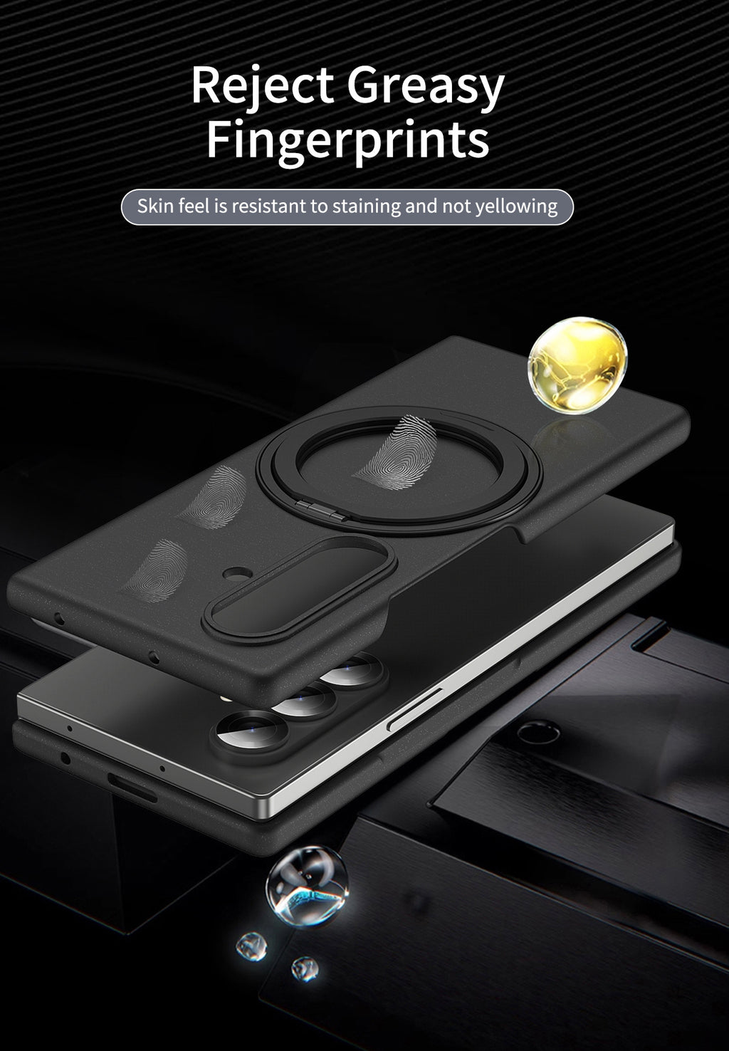 Integrated Shell Membrane Magnetic Phone Case For Samsung Galaxy Z Fold Series