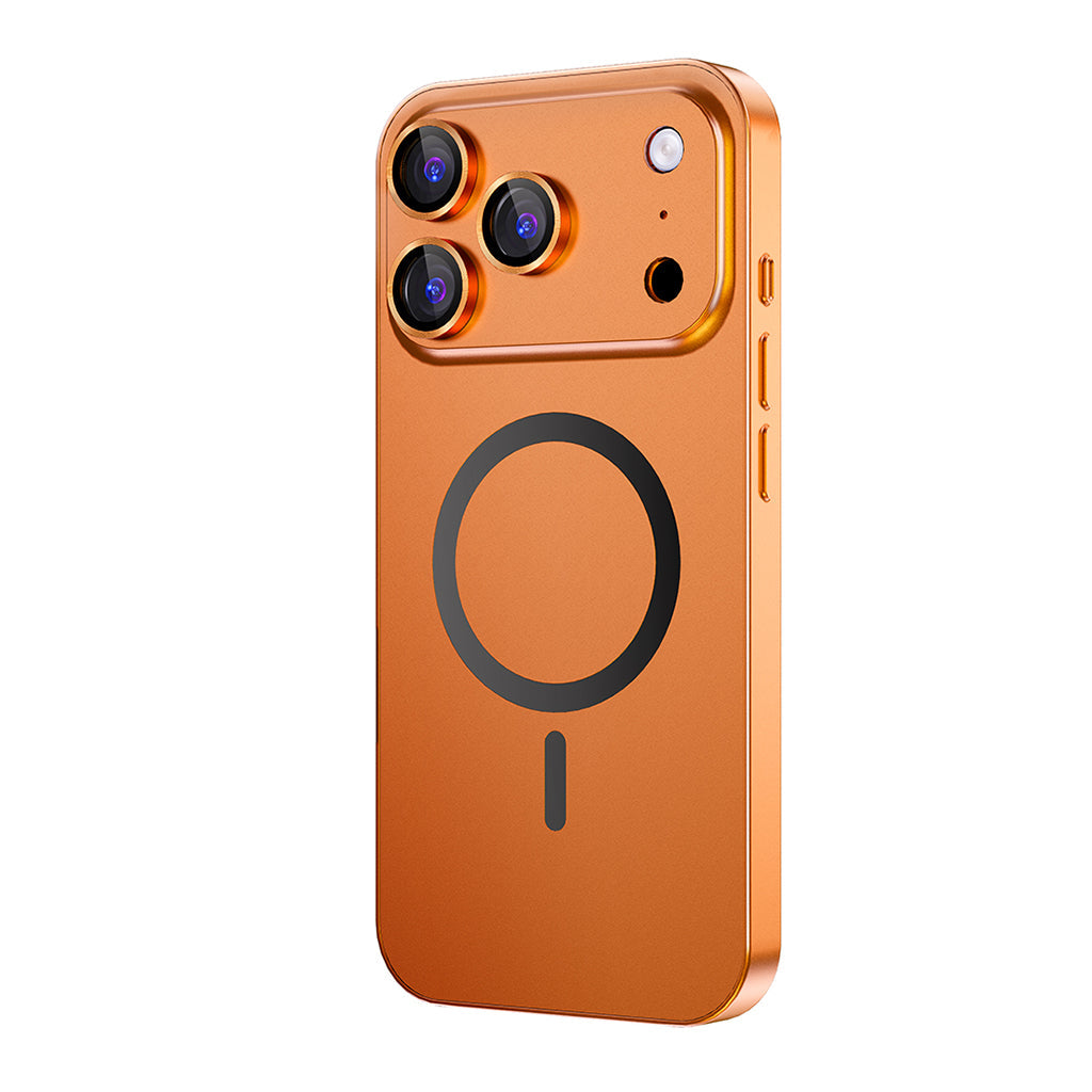 Aluminum Alloy Magnetic Phone Case, Snap-on Shockproof P rotective Case For iPhone series