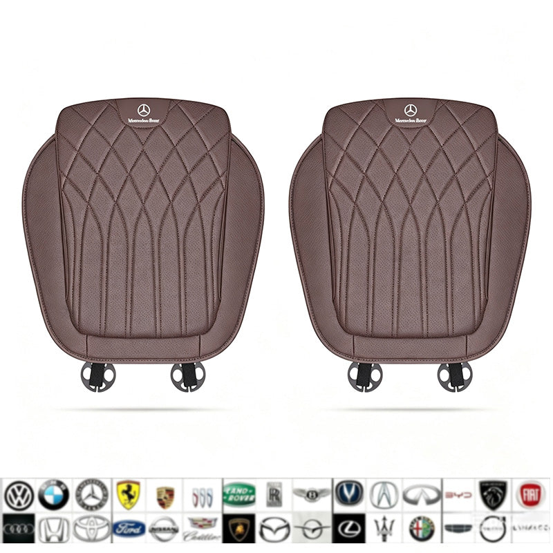 Premium Luxury Car Seat Cushion Set, Breathable Perforated Design, Anti-Slip Ergonomic Seat Covers, Widely Compatible With Sedans And SUVs