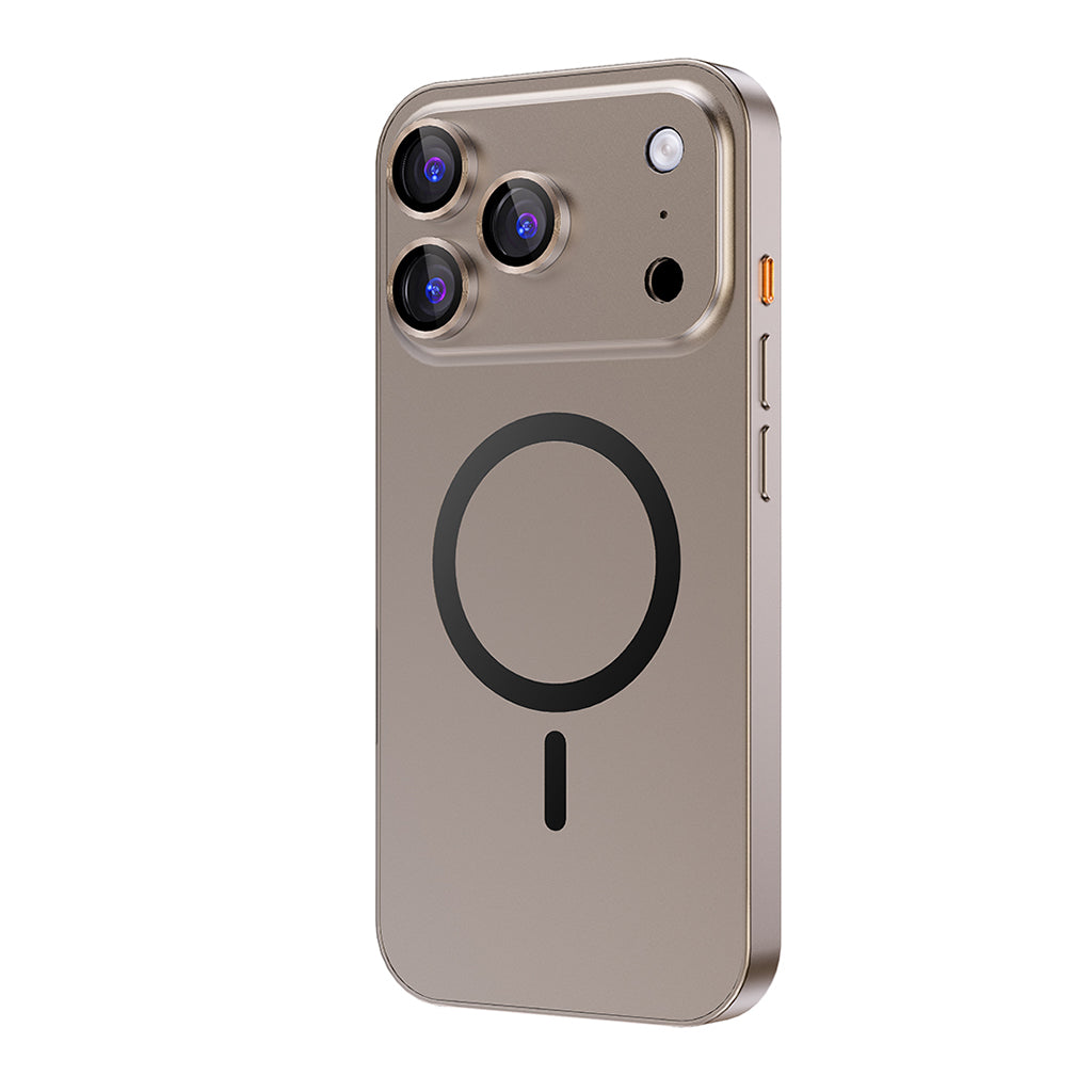 Aluminum Alloy Magnetic Phone Case, Snap-on Shockproof P rotective Case For iPhone series