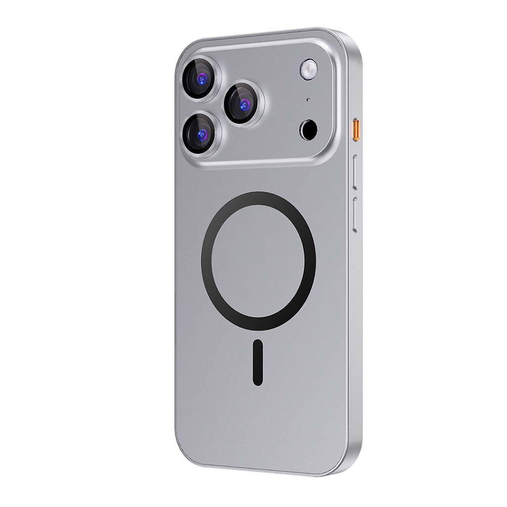 Aluminum Alloy Magnetic Phone Case, Snap-on Shockproof P rotective Case For iPhone series