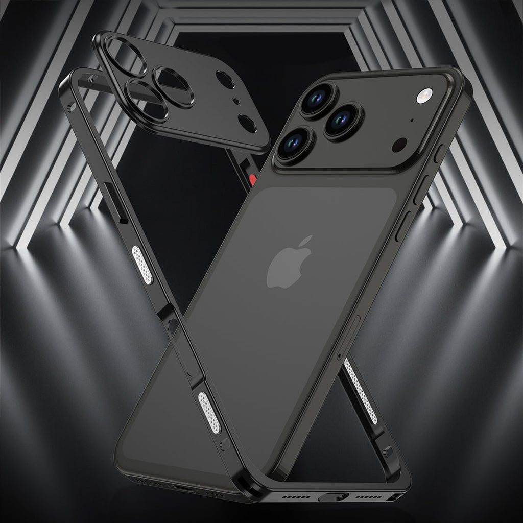 Aluminum alloy Magnetic Mobile Phone Case with Lens Protective Cover For iPhone Series