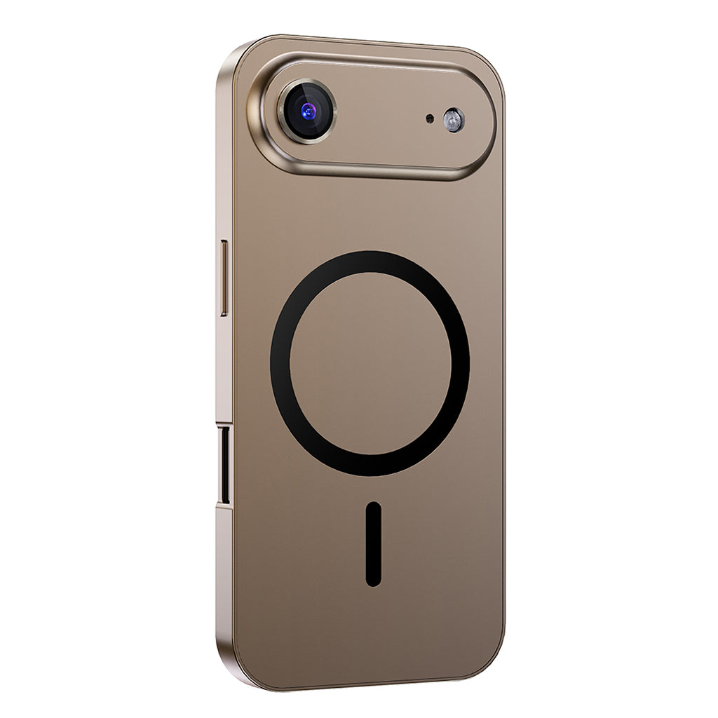 Aluminum Alloy Magnetic Phone Case, Snap-on Shockproof P rotective Case For iPhone series