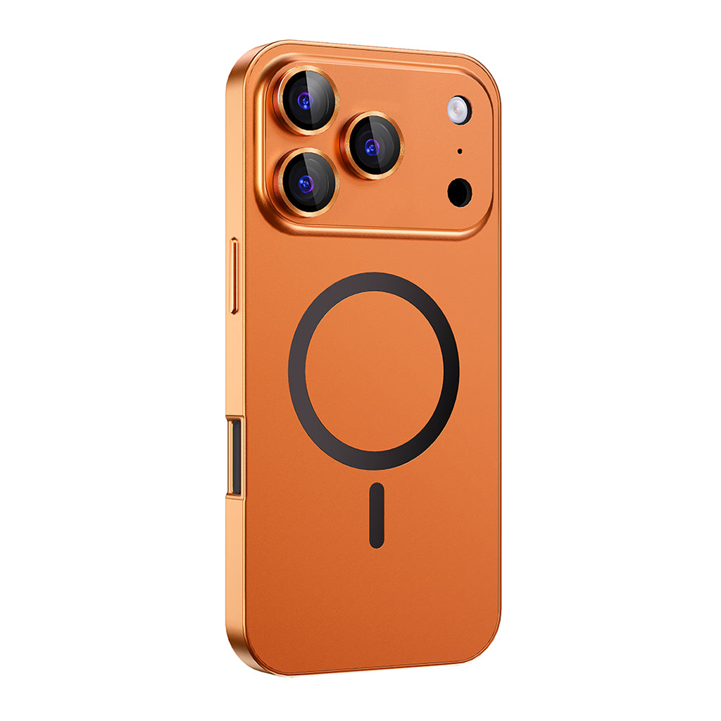 Aluminum Alloy Magnetic Phone Case, Snap-on Shockproof P rotective Case For iPhone series
