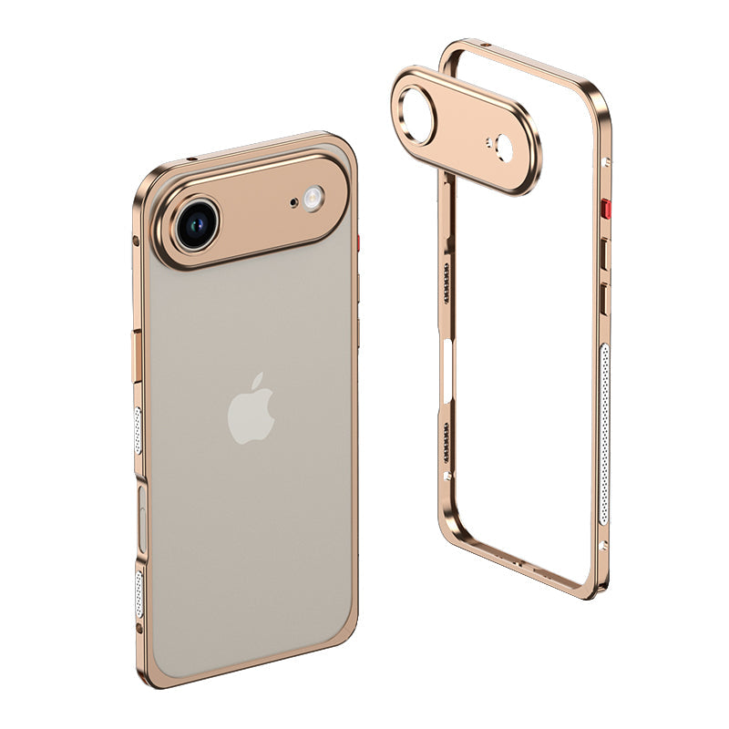 Aluminum alloy Magnetic Mobile Phone Case with Lens Protective Cover For iPhone Series
