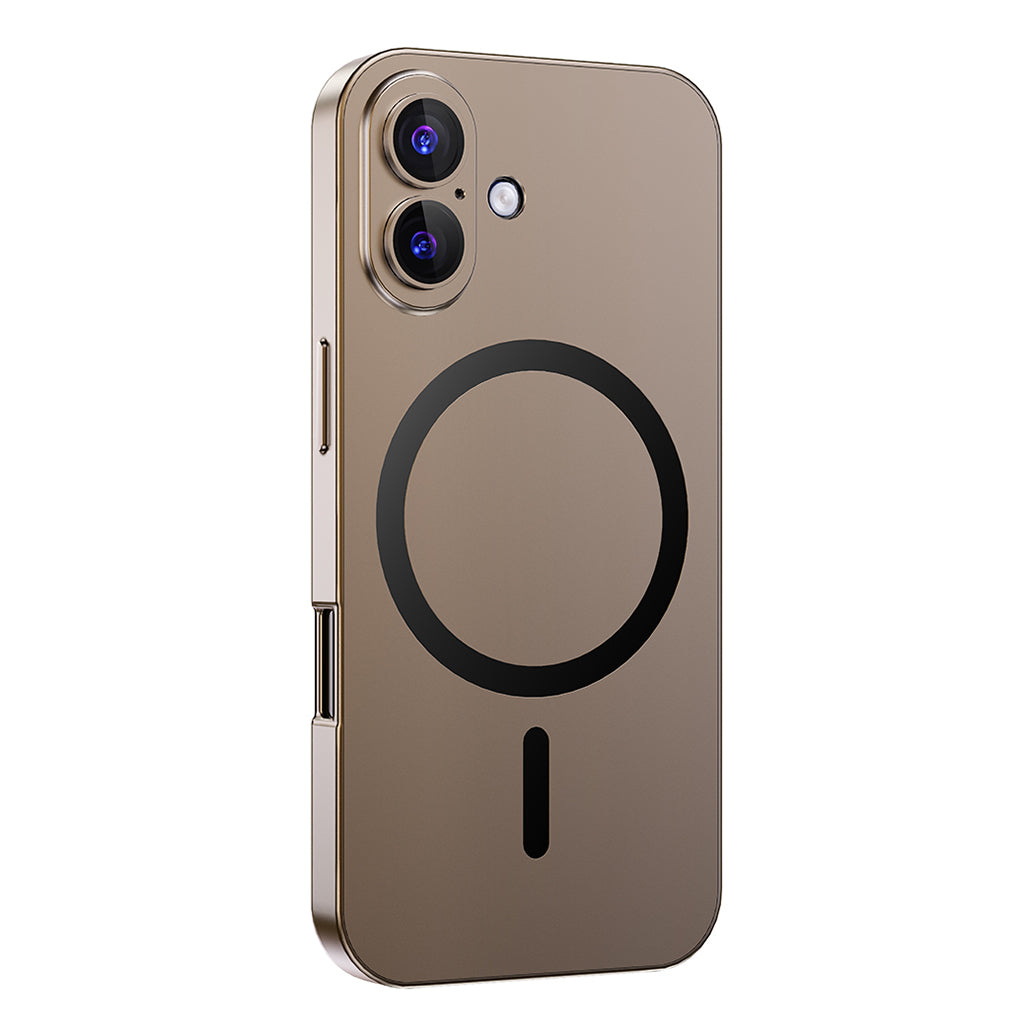 Aluminum Alloy Magnetic Phone Case, Snap-on Shockproof P rotective Case For iPhone series