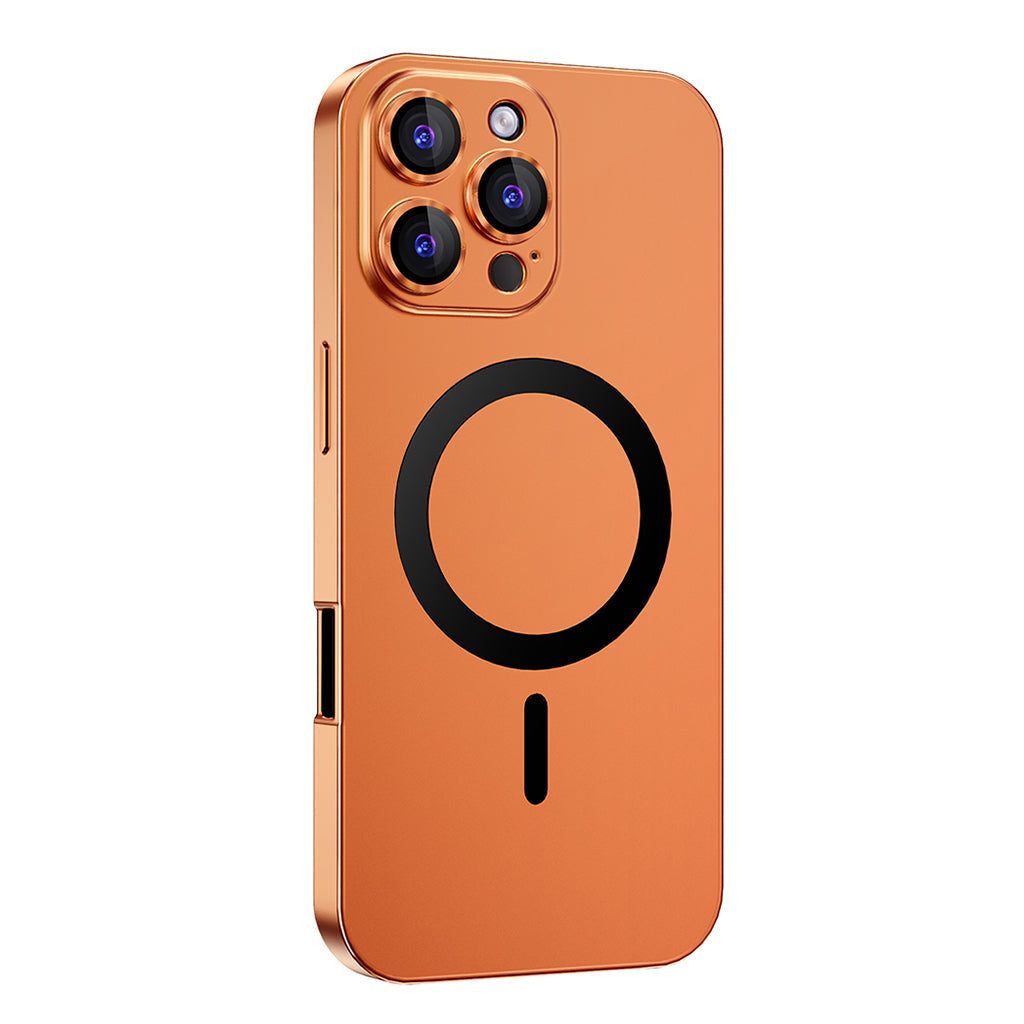 Aluminum Alloy Magnetic Phone Case, Snap-on Shockproof P rotective Case For iPhone series