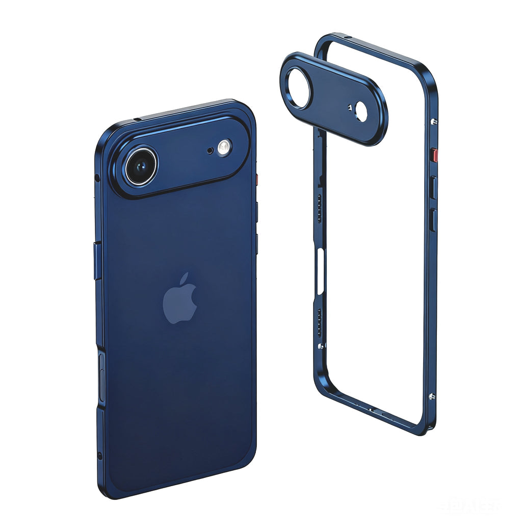 Aluminum alloy Magnetic Mobile Phone Case with Lens Protective Cover For iPhone Series