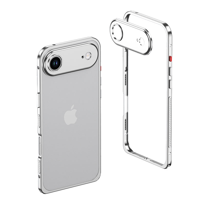 Aluminum alloy Magnetic Mobile Phone Case with Lens Protective Cover For iPhone Series