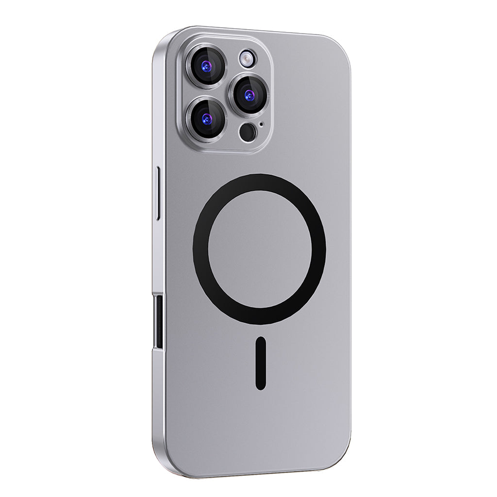 Aluminum Alloy Magnetic Phone Case, Snap-on Shockproof P rotective Case For iPhone series