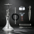 Glass Hookah Set, Including All Accessories For adult use only