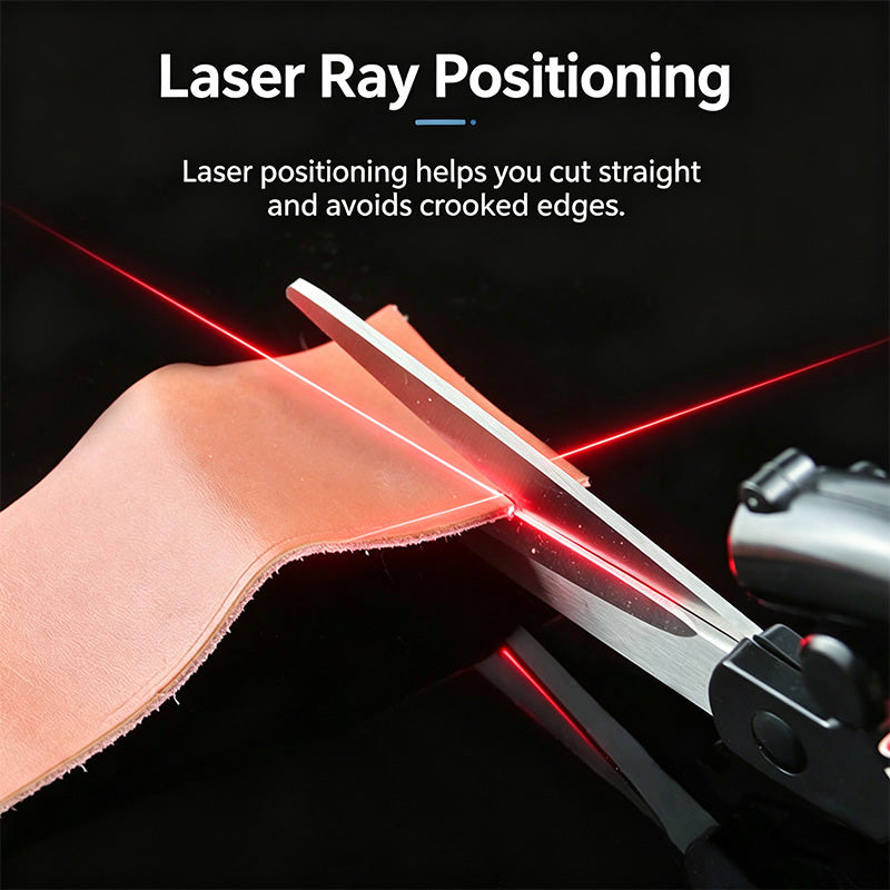 Laser Guided Scissors for Fabric Cutting, Quilting Home Craft Wrapping Gift
