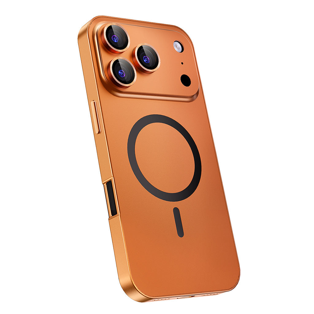 Aluminum Alloy Magnetic Phone Case, Snap-on Shockproof P rotective Case For iPhone series
