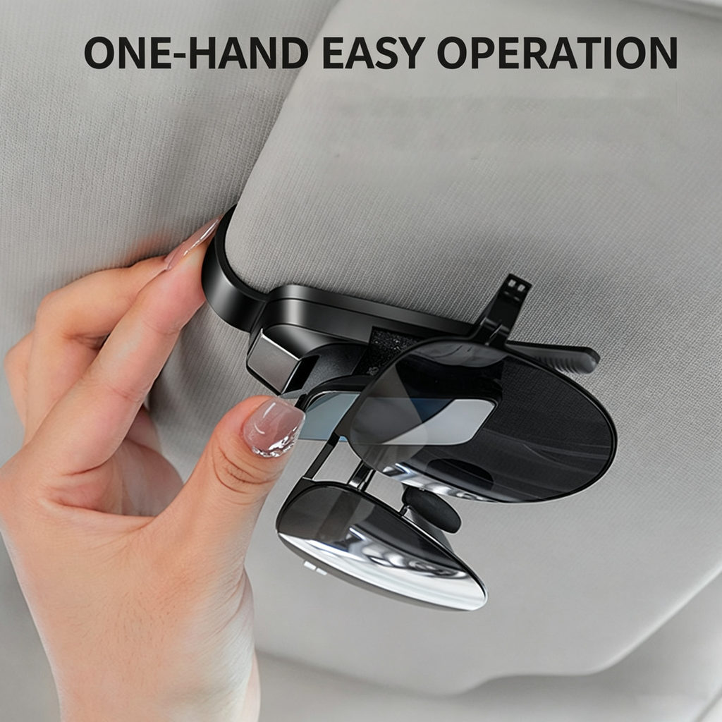 Car Sunglasses Holder Universal Auto Sun Visor Eyeglasses Clip Car Interior Accessories for Most Vehicles