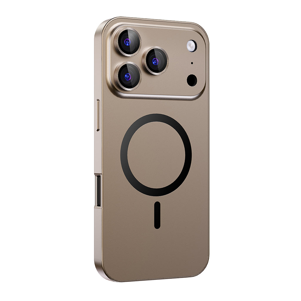 Aluminum Alloy Magnetic Phone Case, Snap-on Shockproof P rotective Case For iPhone series