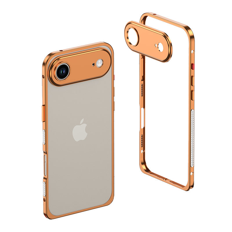 Aluminum alloy Magnetic Mobile Phone Case with Lens Protective Cover For iPhone Series