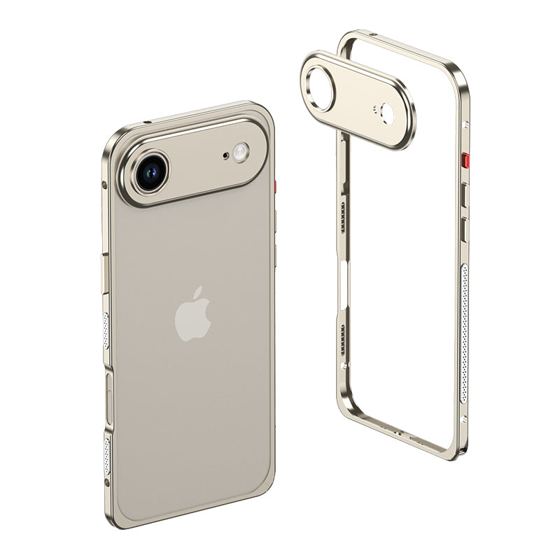Aluminum alloy Magnetic Mobile Phone Case with Lens Protective Cover For iPhone Series