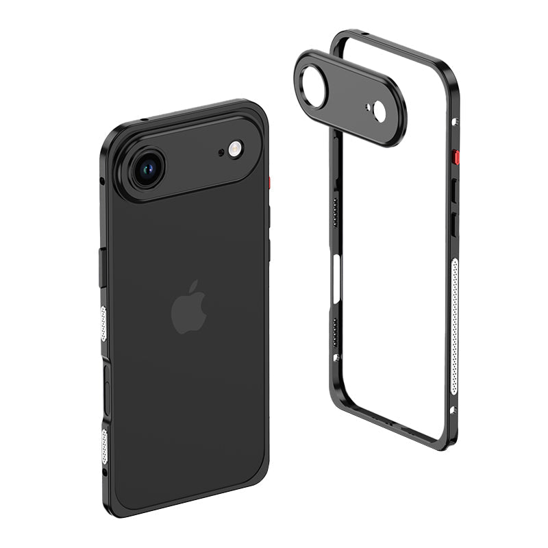 Aluminum alloy Magnetic Mobile Phone Case with Lens Protective Cover For iPhone Series