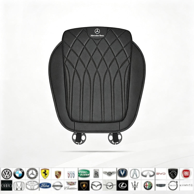 Premium Luxury Car Seat Cushion Set, Breathable Perforated Design, Anti-Slip Ergonomic Seat Covers, Widely Compatible With Sedans And SUVs