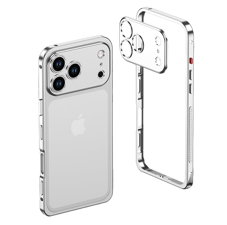 Aluminum alloy Magnetic Mobile Phone Case with Lens Protective Cover For iPhone Series