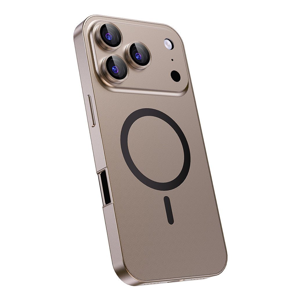 Aluminum Alloy Magnetic Phone Case, Snap-on Shockproof P rotective Case For iPhone series