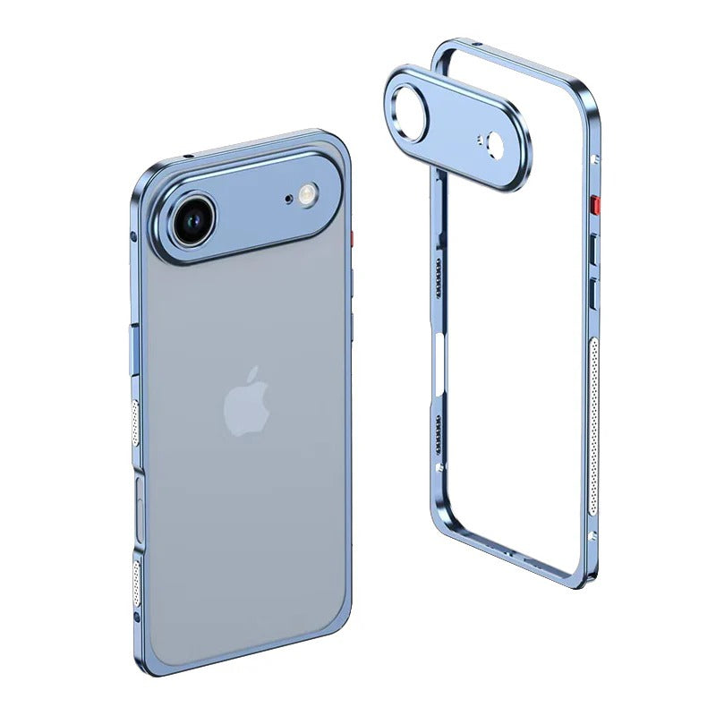 Aluminum alloy Magnetic Mobile Phone Case with Lens Protective Cover For iPhone Series